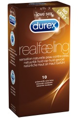 Durex Real Feeling 10 préservatifs sans latex